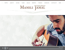 Tablet Screenshot of manelijamal.com